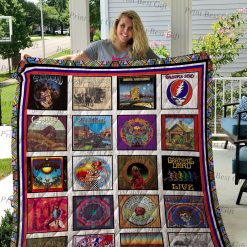 Grateful Dead Albums Cover Quilt Blanket Ver 4