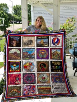 Grateful Dead Albums Cover Quilt Blanket Ver 4