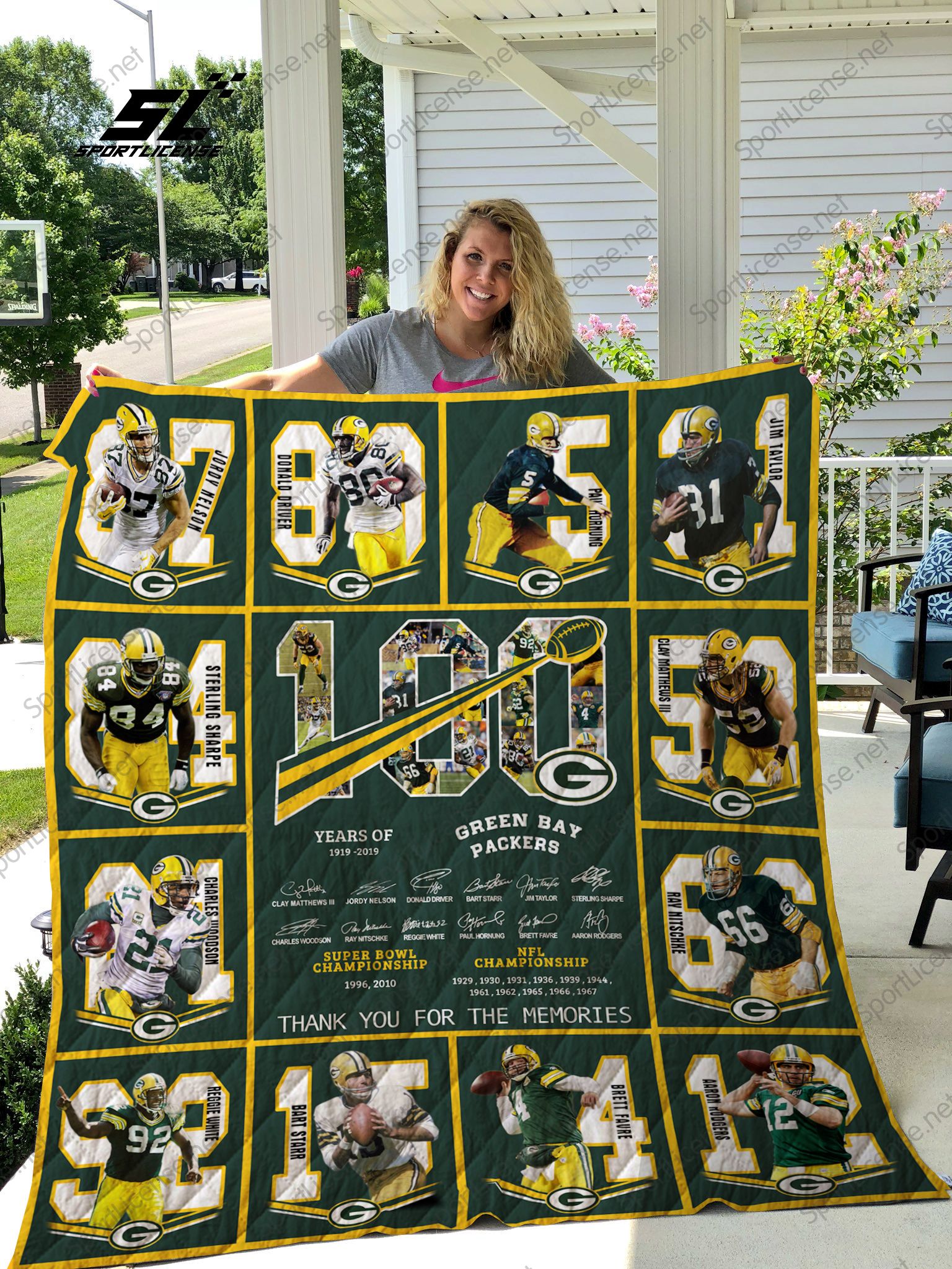 Green Bay Packers Quilt Blanket