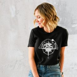 Grizzly Bear Vintage Compass Outdoorsy Shirt