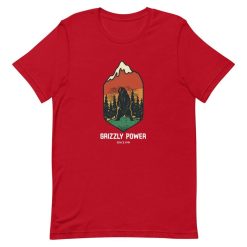 Grizzly Power Bella Canvas Short-Sleeve Unisex Cotton T-Shirt