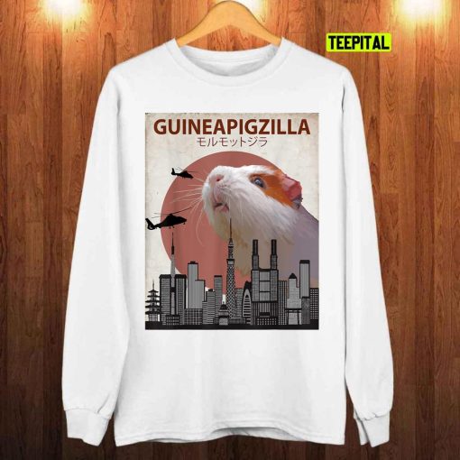 Guineapigzilla Funny Guinea Pig Unisex T-Shirt