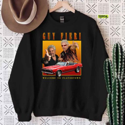 Guy Fieri Homage Vintage Bootleg 90s Unisex Sweatshirt