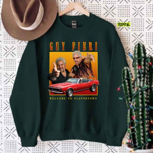 Guy Fieri Homage Vintage Bootleg 90s Unisex Sweatshirt