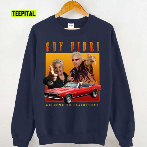 Guy Fieri Homage Vintage Bootleg 90s Unisex Sweatshirt