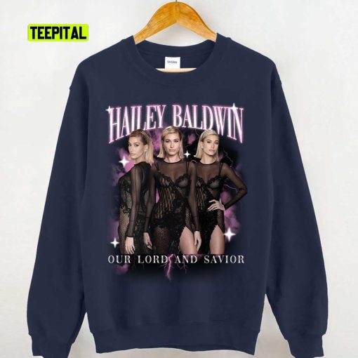 Hailey Baldwin Vintage Bootleg 90s Unisex Sweatshirt