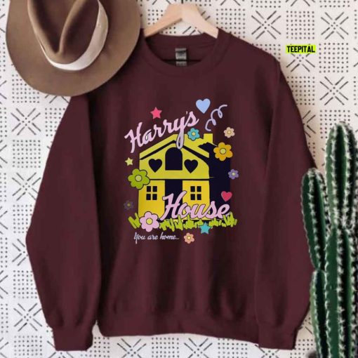 Harry’s House Vintage Florals Fanmade Harry Styles Album Unisex Sweatshirt