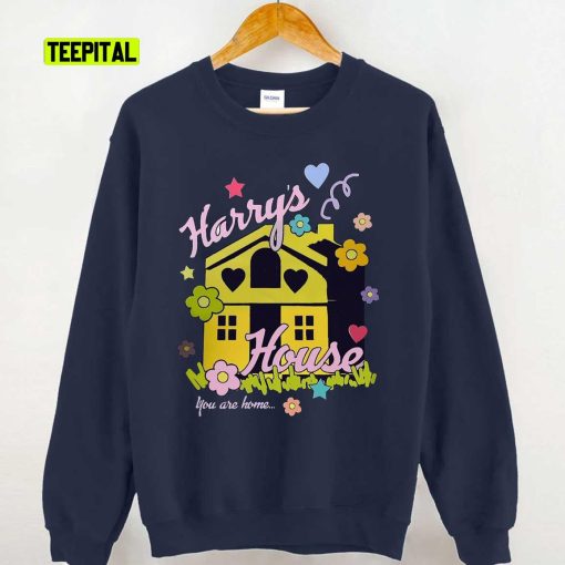 Harry’s House Vintage Florals Fanmade Harry Styles Album Unisex Sweatshirt