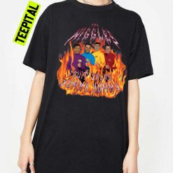 Heavy Metal Wiggles With Flames T-Shirt – Teepital – Everyday New ...