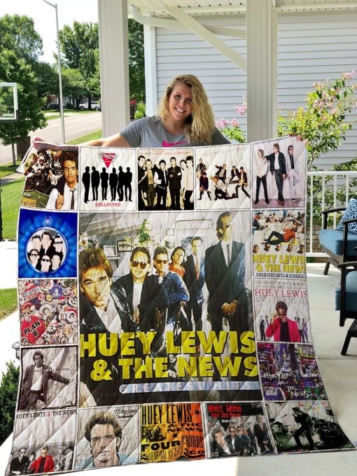 Huey Lewis &amp The News Quilt Blanket 01303
