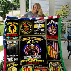 I Am Vietnam Veterans I Had To Welcome Myself Home Quilt Blanket Great Customized Blanket Gifts For Birthday Christmas Thanksgiving
