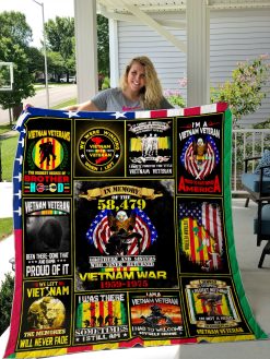 I Am Vietnam Veterans I Had To Welcome Myself Home Quilt Blanket Great Customized Blanket Gifts For Birthday Christmas Thanksgiving