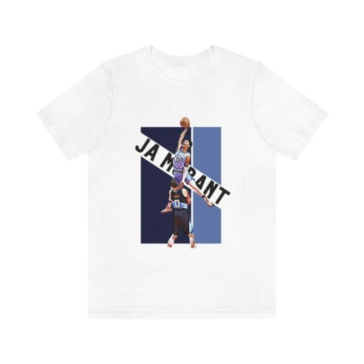 Ja Morant Memphis Grizzlies Art Drawing Unisex Jersey Short Sleeve Tee Shirt