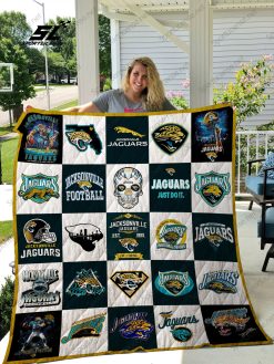 Jacksonville Jaguars Quilt Blanket 02