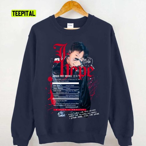 J-Hope BTS BANGTAN Profile Fanart Unisex Sweatshirt