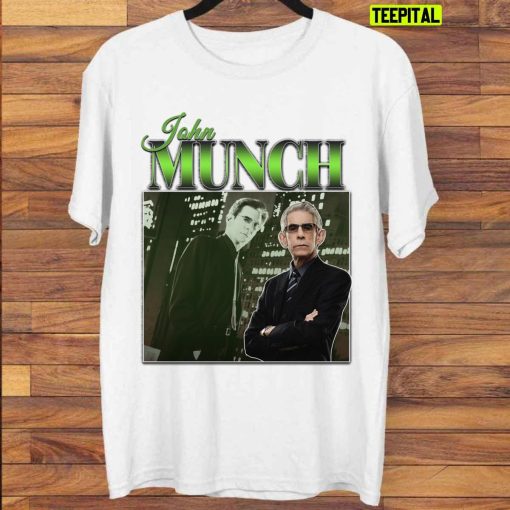 John Munch 90s Inspired Vintage Homage T-Shirt