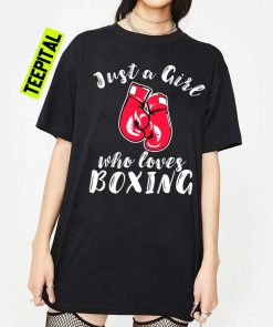 Just A Girl Who Loves Boxing Unisex T-Shirt