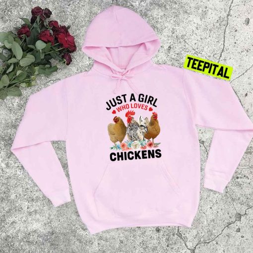 Just A Girl Who Loves Chickens Unisex T-Shirt
