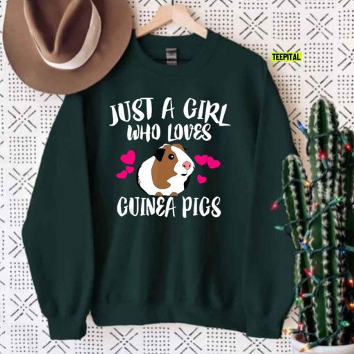 Just A Girl Who Loves Her Guinea Pig Unisex Sweatshirt