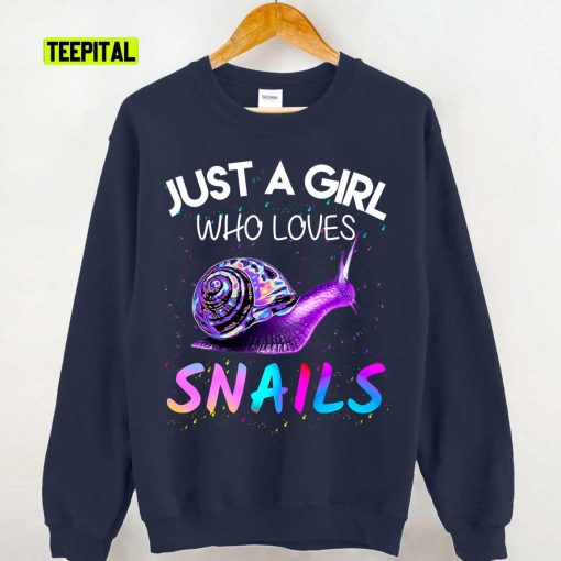 Just A Girl Who Loves Snails Unisex Sweatshirt