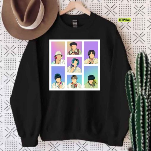 KPOP BTS Muster Sowoozoo Flowers Unisex Sweatshirt