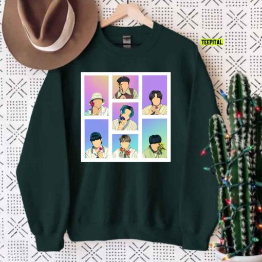 KPOP BTS Muster Sowoozoo Flowers Unisex Sweatshirt