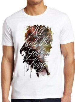 Labyrinth Goblin King Cult Film Bowie Fantasy Funny Cool Gift Tee Shirt