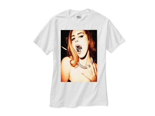 Lana Del Rey Mouth Diamond Shirt