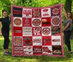 Louisiana Ragin&amp#8217 Cajuns Quilt Blanket