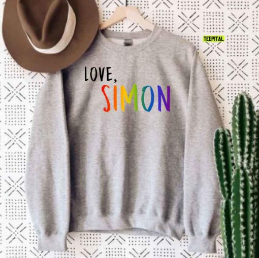 Love Simon Pride Rainbow T-Shirt