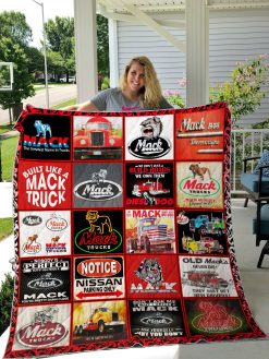 Mack-Trucks Quilt Blanket