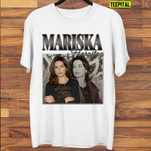 Mariska Hargitay 90s Inspired Vintage Homage T-Shirt