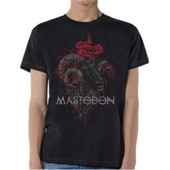 Mastodon Unisex Tee Rams Head Colour Shirt