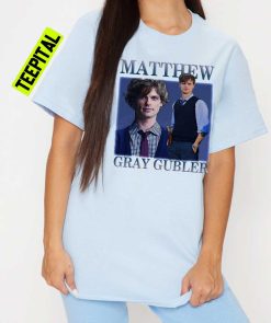 Matthew Gray Gubler Retro Vtg Actors 90s T-Shirt