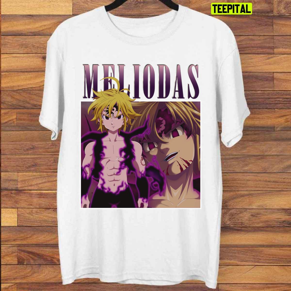 The Seven Deadly Sins Meliodas Athletic Type T-Shirt