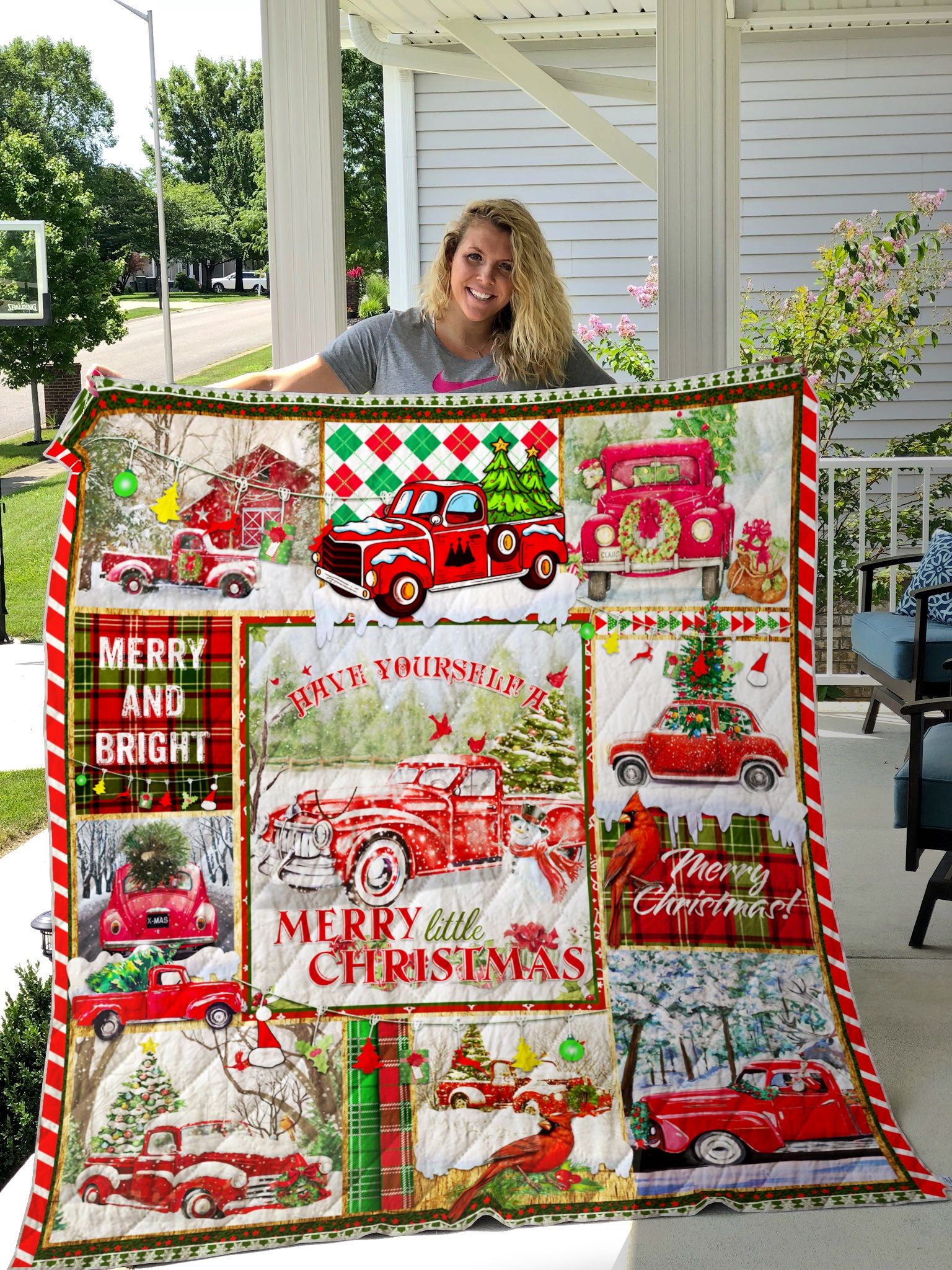Merry Christmas-Quilt-Blanket