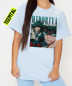 Midoriya Izuku Anime Homage My Hero Academia T-Shirt