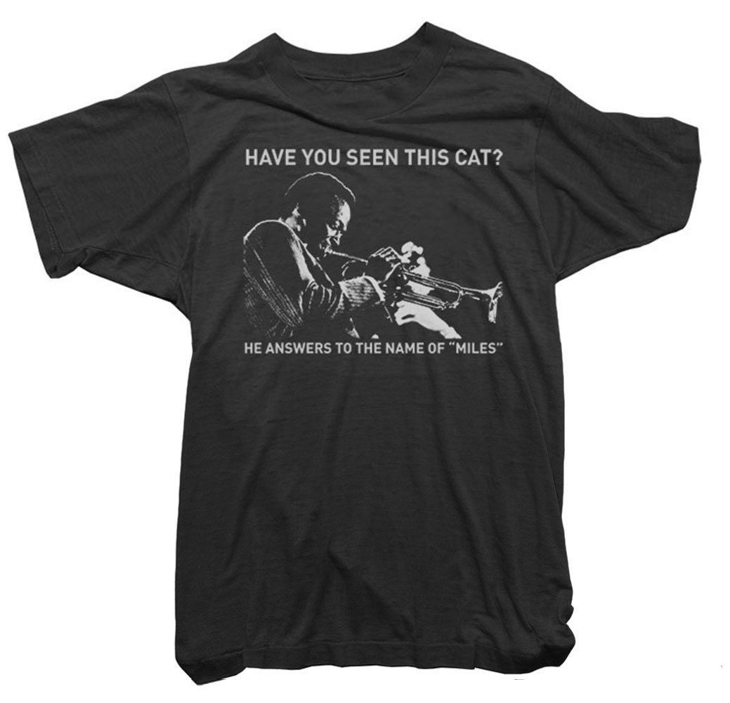 Miles Davis Mens Have You Seen This Cat Tee T-Shirt