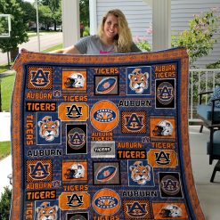 Ncaa Auburn Tigers Quilt Blanket #785
