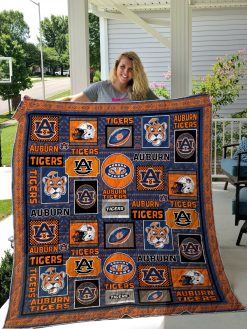 Ncaa Auburn Tigers Quilt Blanket #785