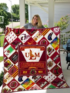 Ncaa Louisiana-Monroe Warhawks Quilt Blanket #1483