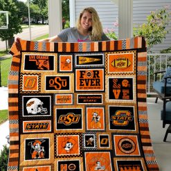 Ncaa Oklahoma State Cowboys Quilt Blanket #364