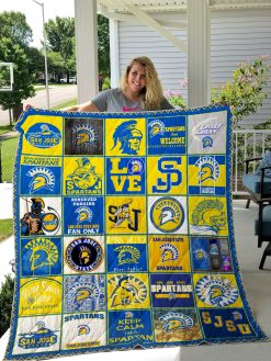 Ncaa San Jose State Spartans Quilt Blanket #1435