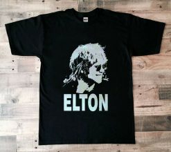 New 1973 Elton John Concert Tour Mens T-Shirt