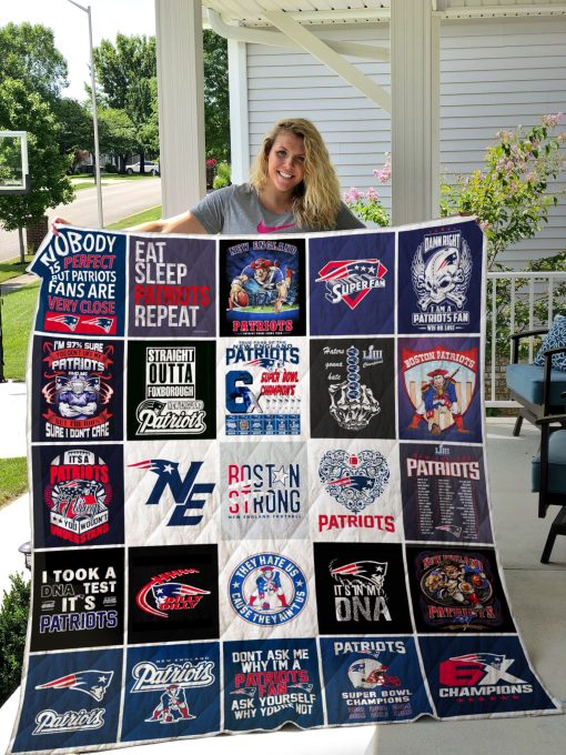New England Patriots Quilt Blanket 02