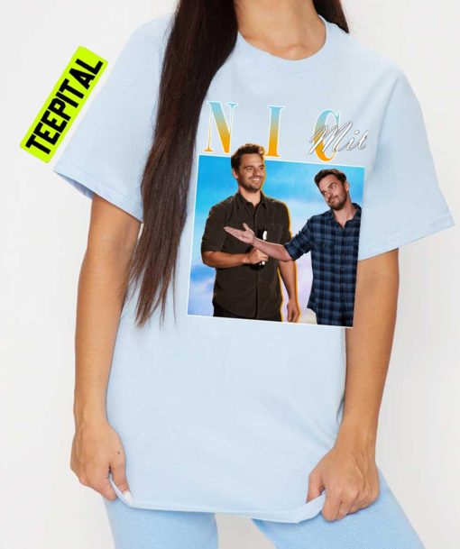 Nick Miller Vintage Homage 90s Bootleg Style T-Shirt