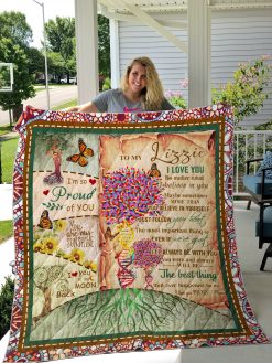 Personalized To My Granddaughter Quilt Blanket From Grandma I Will Always Be With You Great Customized Blanket Gifts For Birthday Christmas Thanksgiving