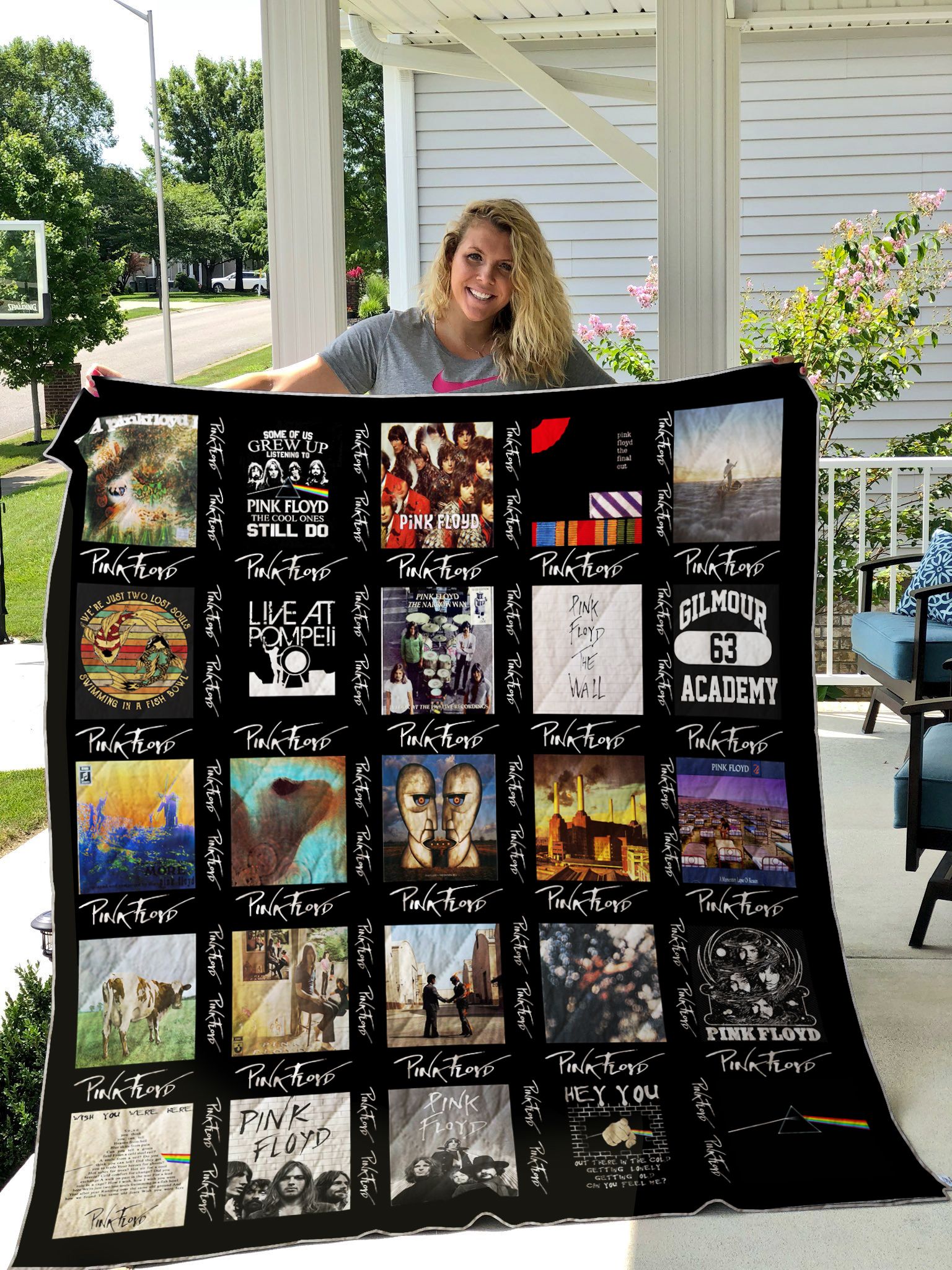 Pink Floyd Quilt Blanket For Fans