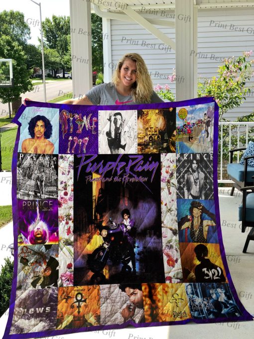 Prince Albums Cover Poster Quilt Blanket Ver 2