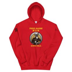 Proud MARINE MOM Hoodie